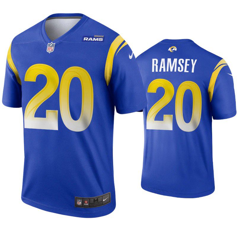 Men Los Angeles Rams #20 Jalen Ramsey Nike Royal Legend NFL Jersey